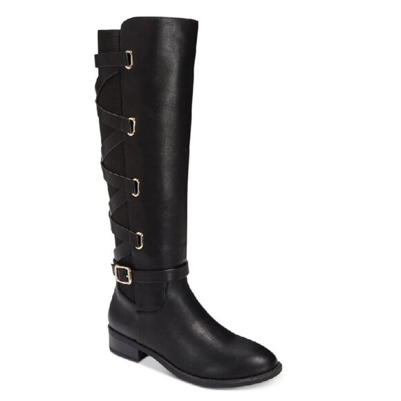 Thalia Sodi Veronika Wide-Calf Tall Boots - Picture 1 of 5